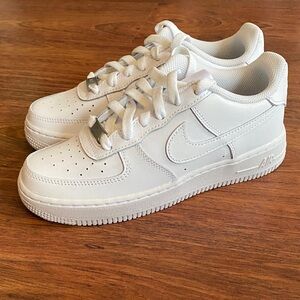 New Nike Kids All-White Sneakers